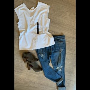 Banana Republic Twist Back Top